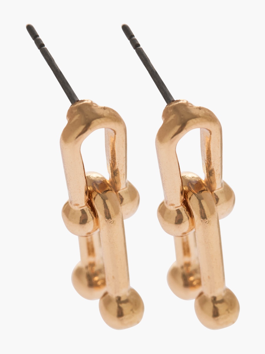 Pack of 3 Gold Tone Earrings with Pushback Closure