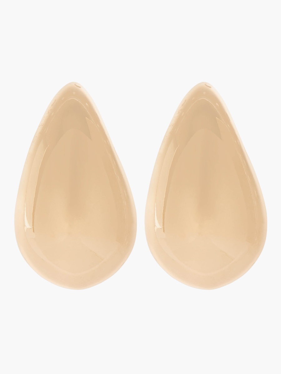 Metal Stud Earrings with Pushback Closure