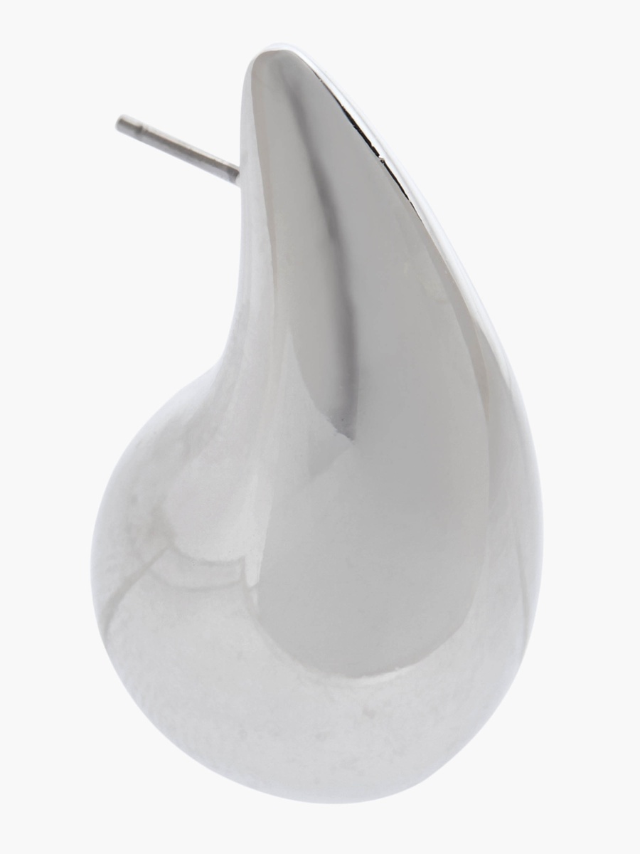 Metallic Stud Earrings with Pushback Closure