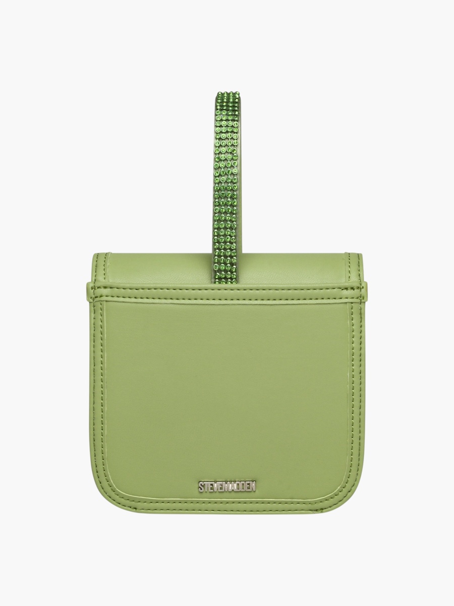 Embellished Clutch with Button Closure