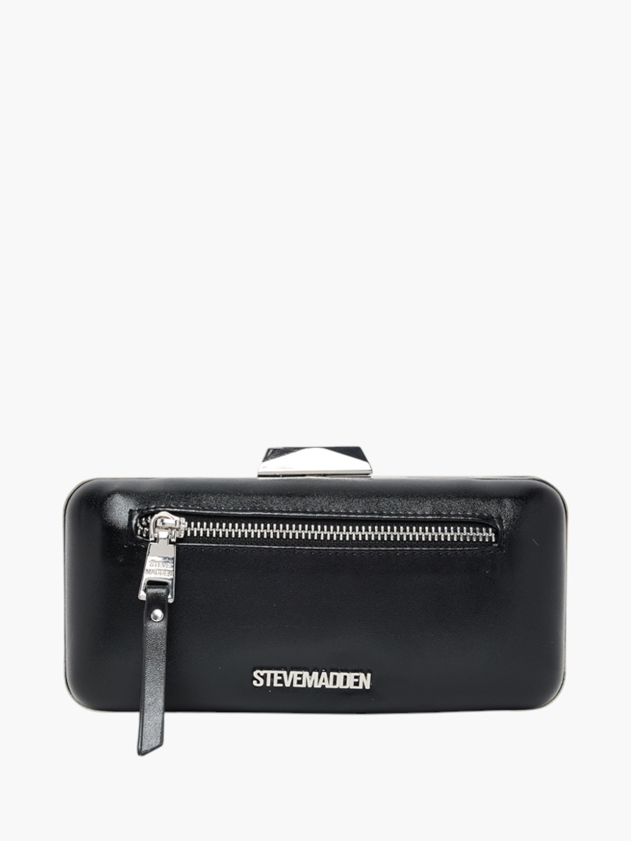 Sequinned Bow Detail Clutch with Chain Strap