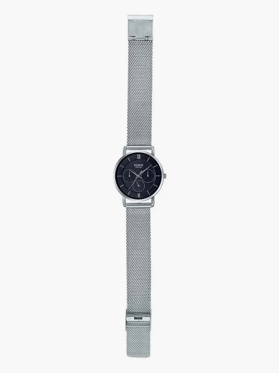 Men Mesh Silver Strap Analog Watch - MTP-B300M-1AVDF