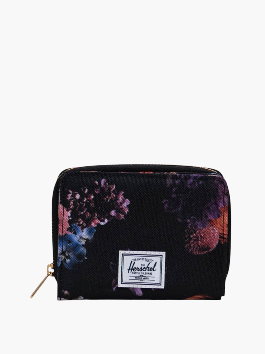 Floral Print Zip Around Wallet