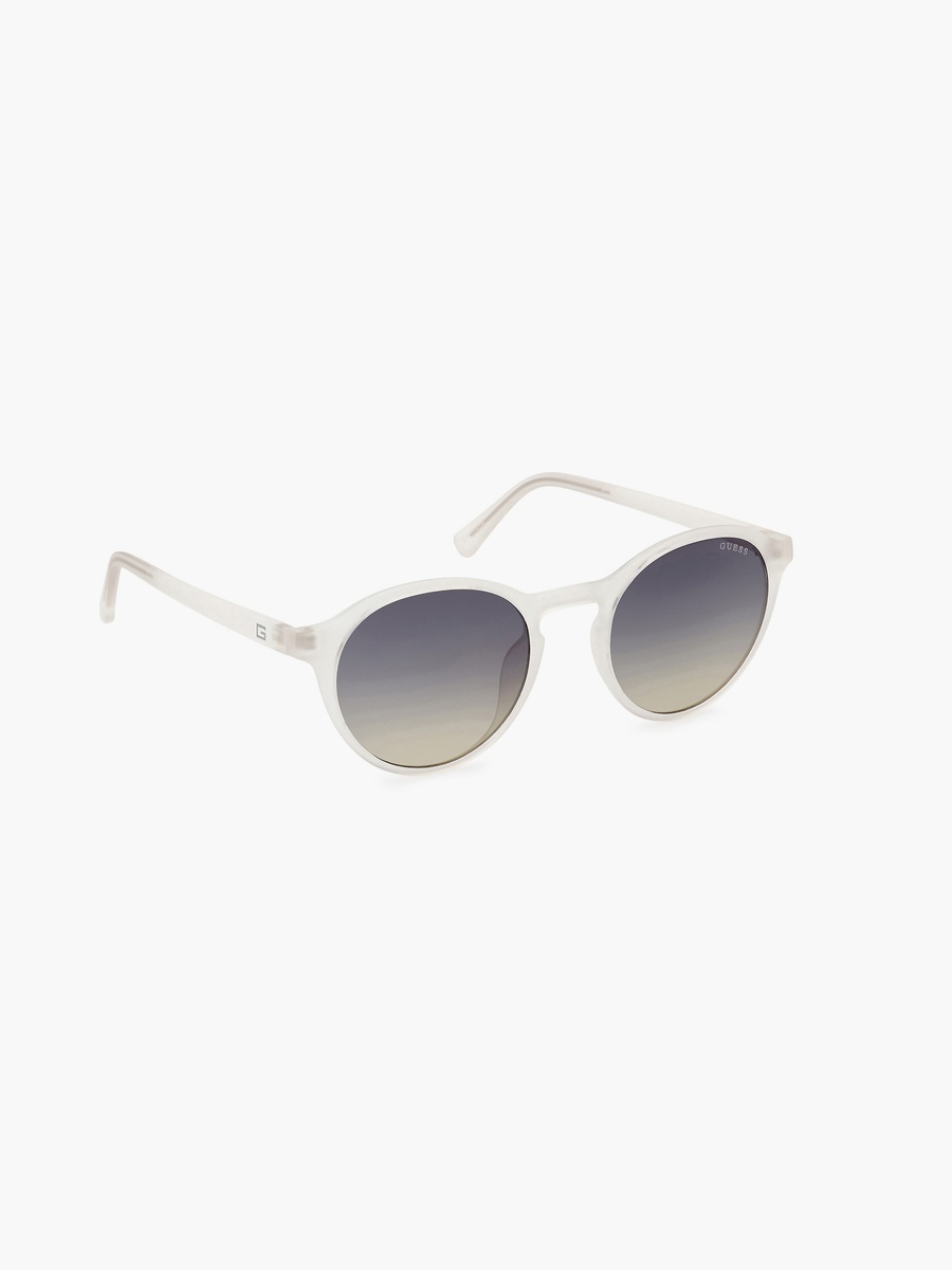 Unisex Grey Lens Round Sunglasses - GU0006226P51