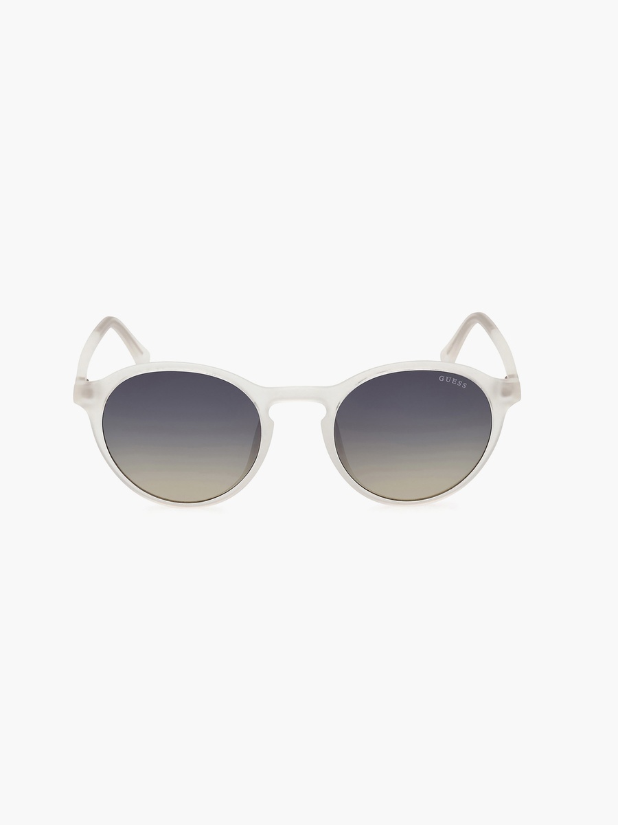 Unisex Grey Lens Round Sunglasses - GU0006226P51