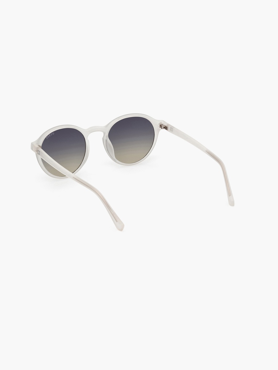 Unisex Grey Lens Round Sunglasses - GU0006226P51