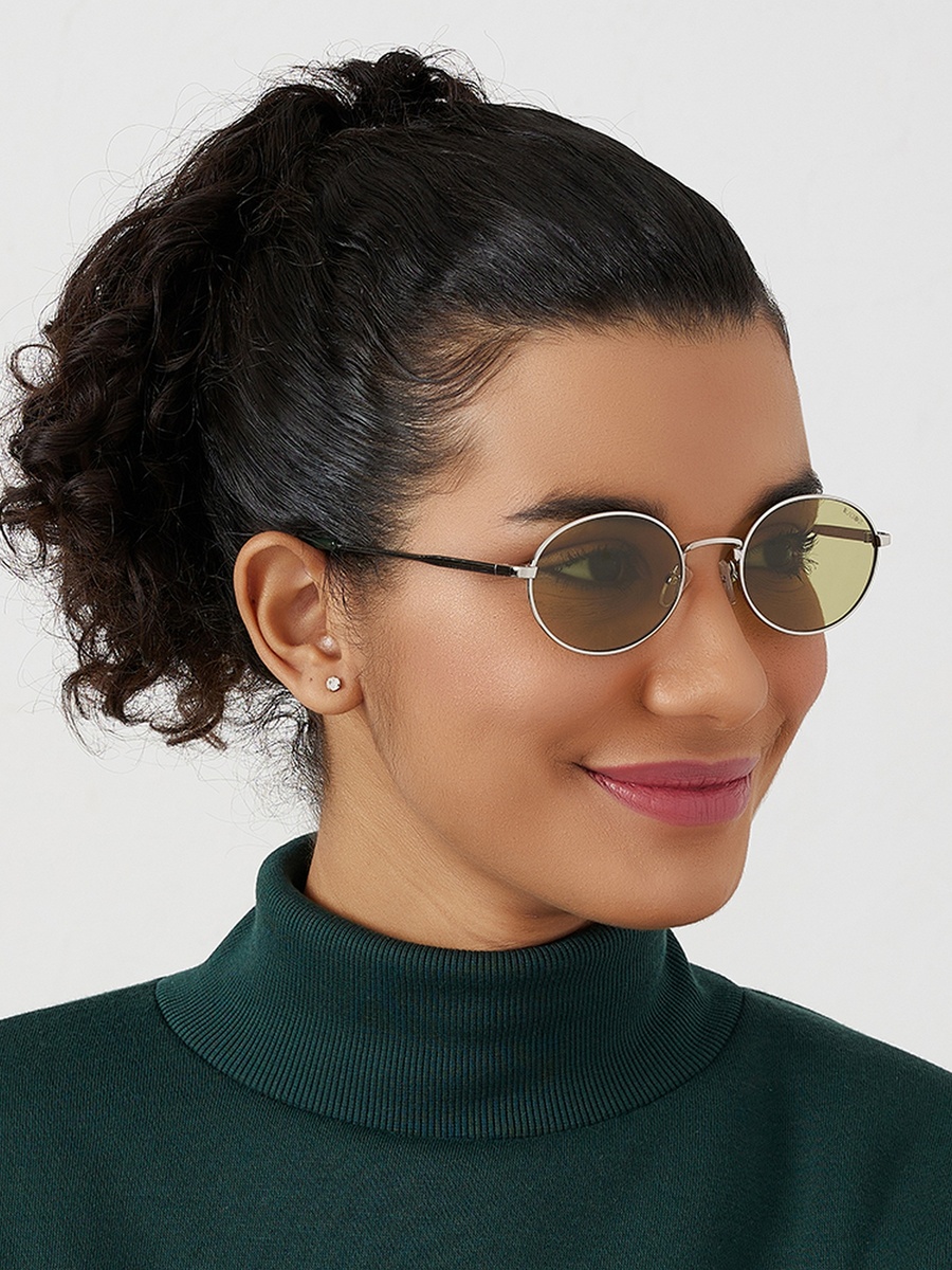 Green Lens 53 mm Oval Sunglasses - BLA-000259-1206