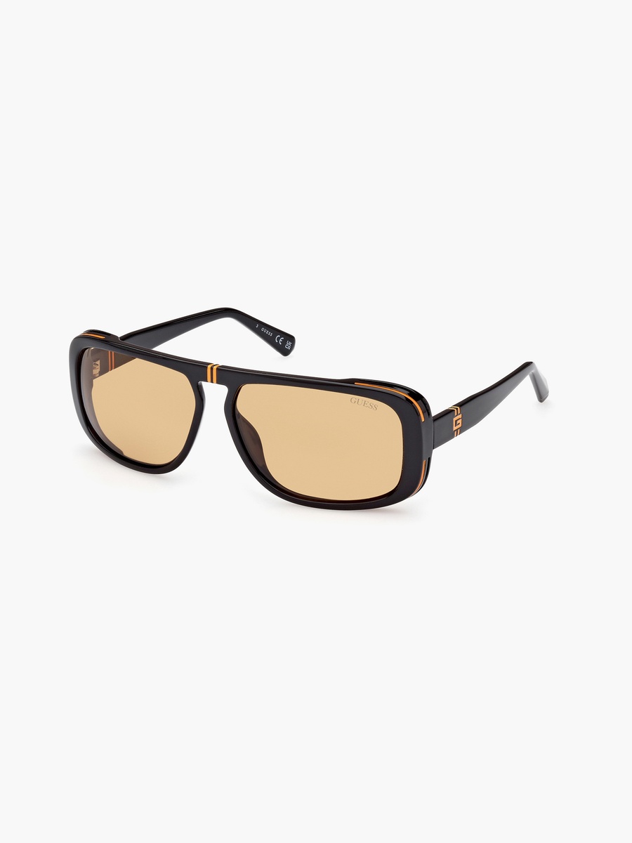 62 MM Rectangle Sunglasses GU0008201E62