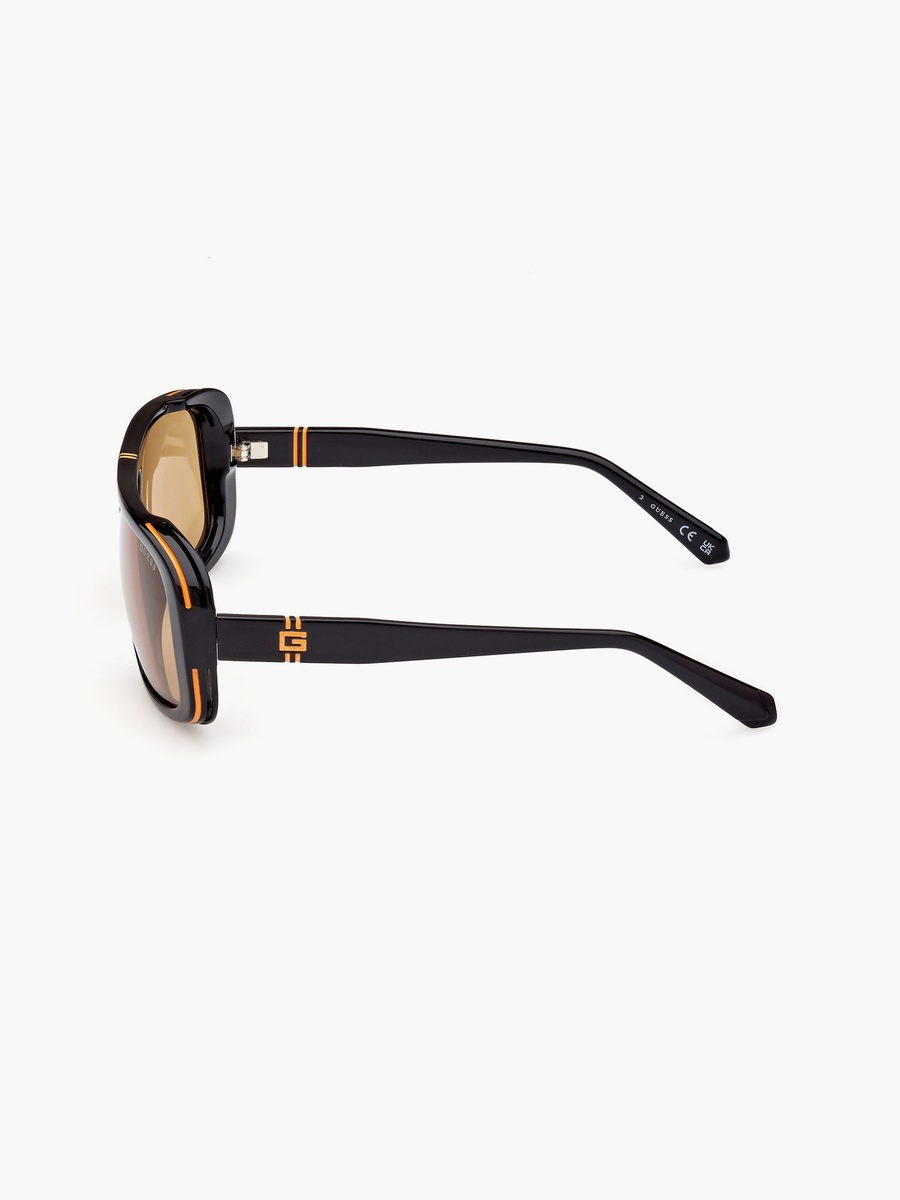 62 MM Rectangle Sunglasses GU0008201E62