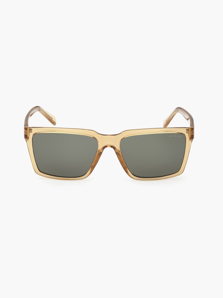 58 MM Green Square Sunglasses GU0008441N58