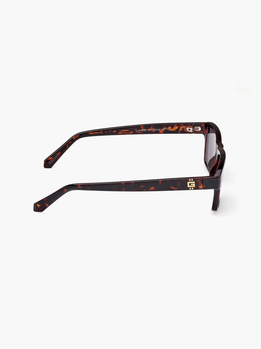 55 MM Violet Rectangle Sunglasses GU0008552Y55