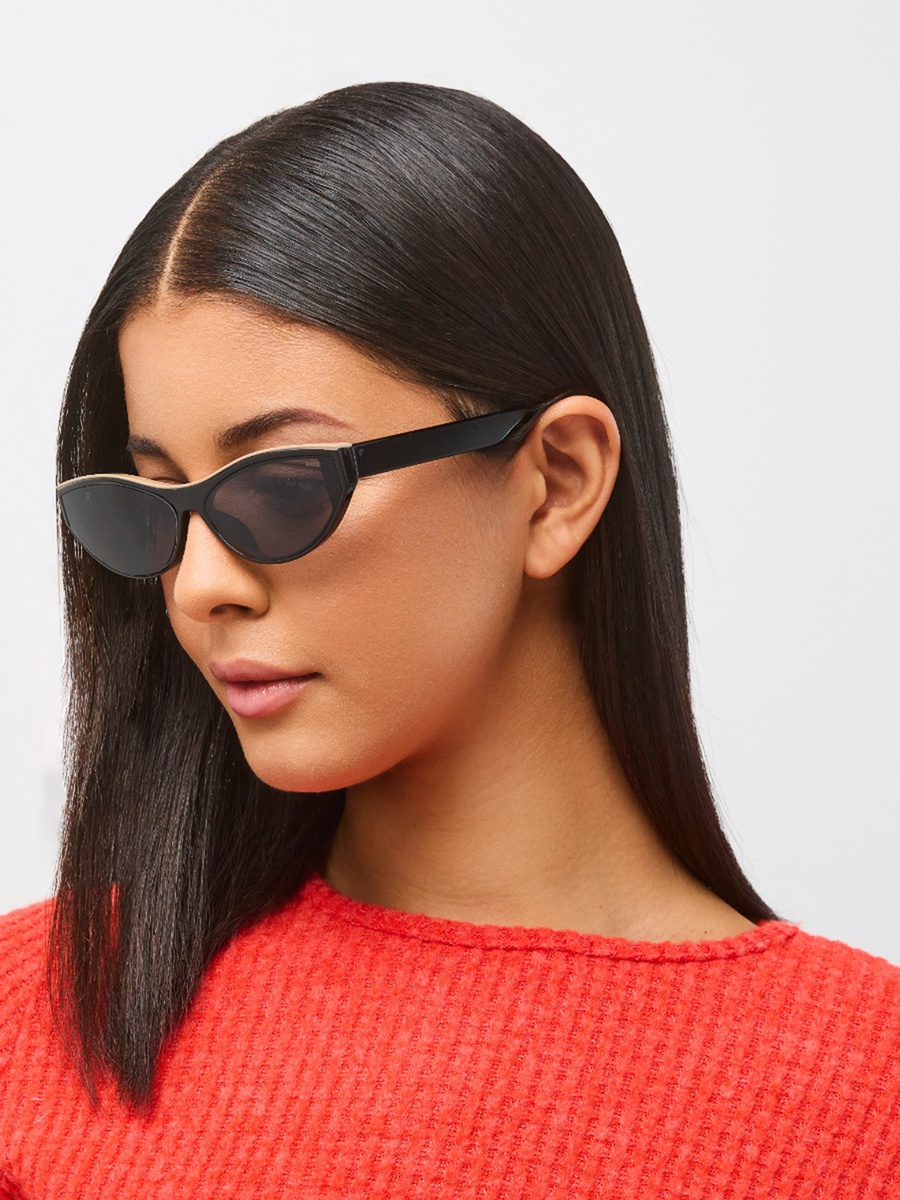 61MM Grey Cat Eye Sunglasses BLA-000308-0107