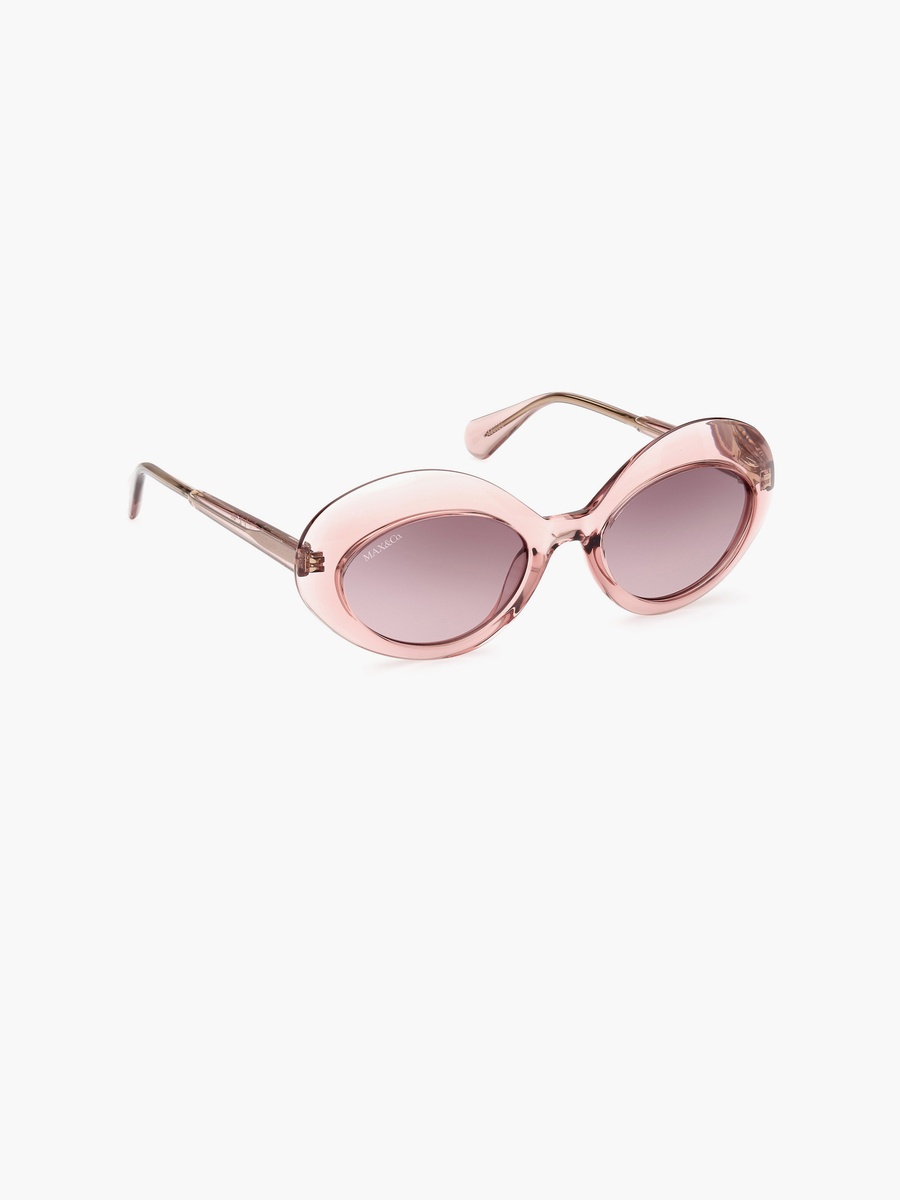 52 MM Gradient Brown Butterfly Sunglasses MO008072F52