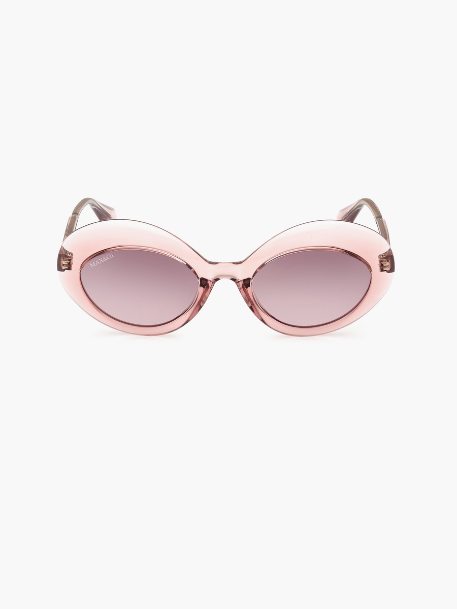 52 MM Gradient Brown Butterfly Sunglasses MO008072F52