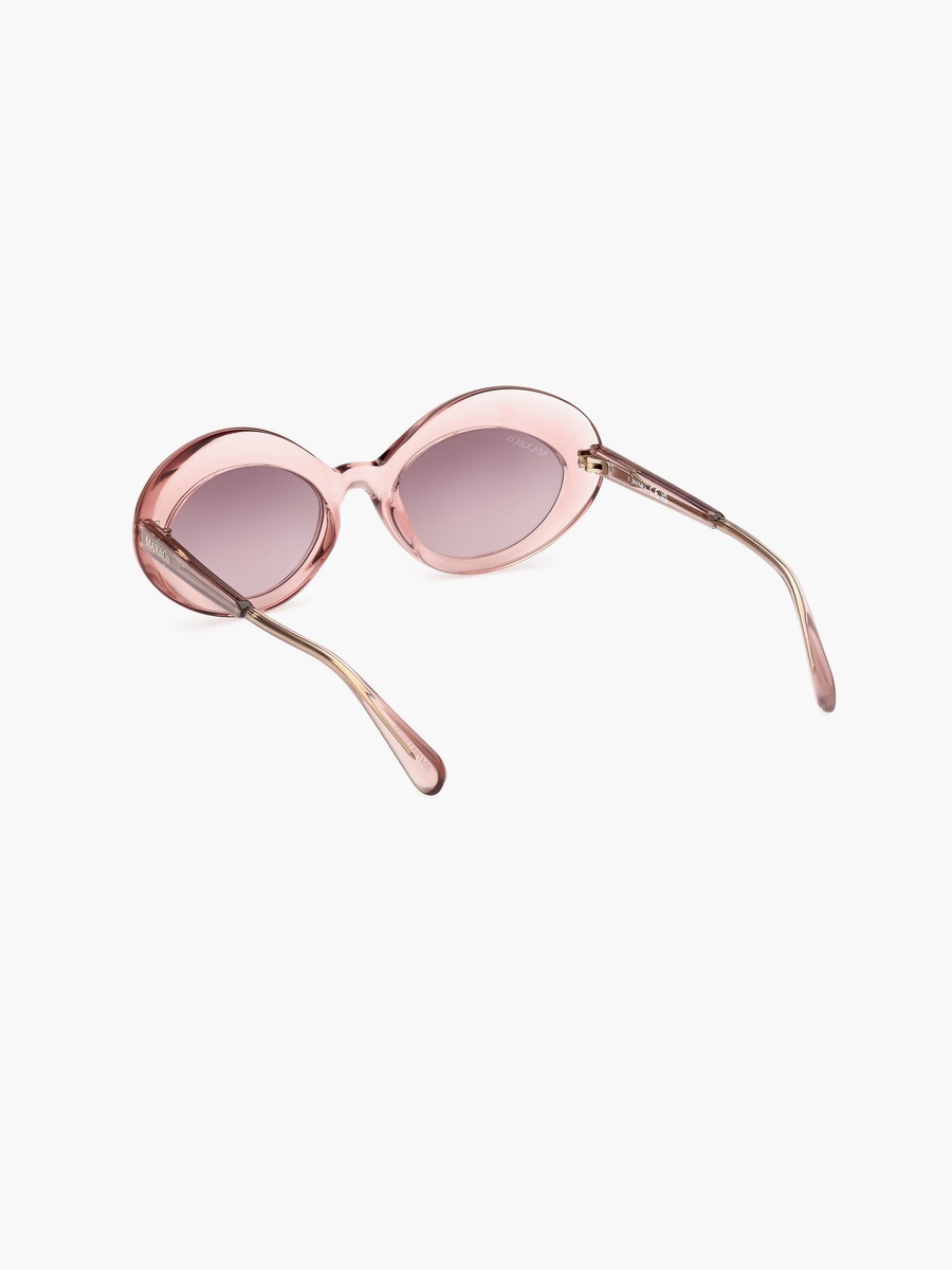 52 MM Gradient Brown Butterfly Sunglasses MO008072F52