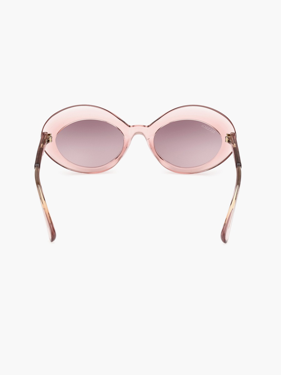 52 MM Gradient Brown Butterfly Sunglasses MO008072F52