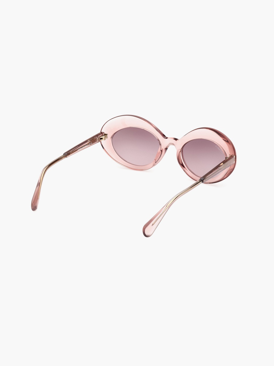52 MM Gradient Brown Butterfly Sunglasses MO008072F52