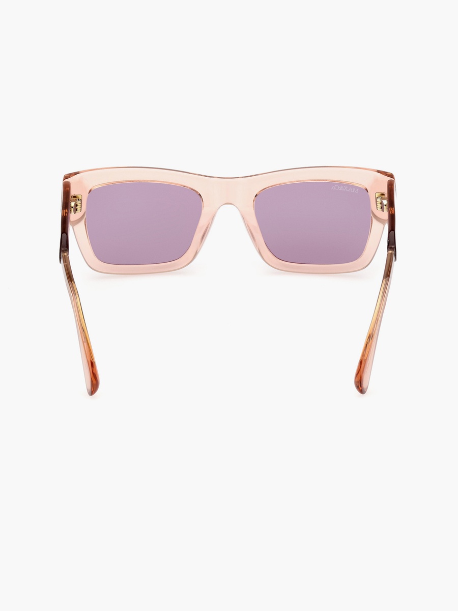 50 MM Violet Square Sunglasses MO008144Y50