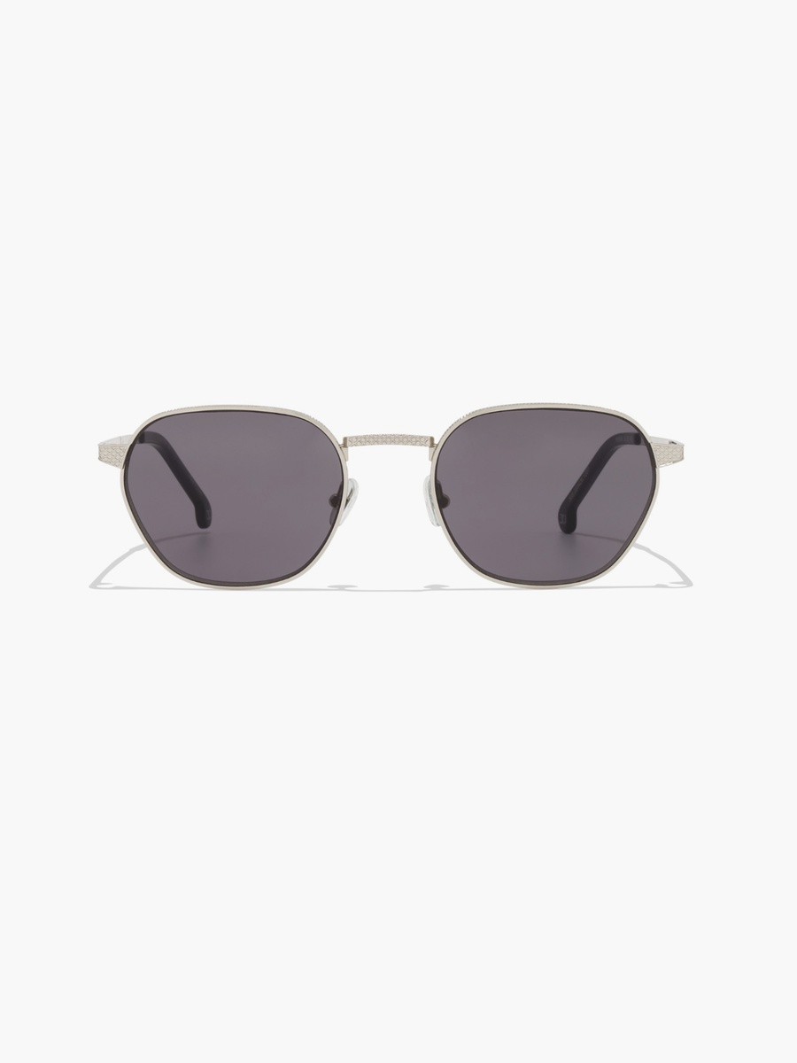 Hisma 53MM Grey Geometric Sunglasses - 30S-000426-1207