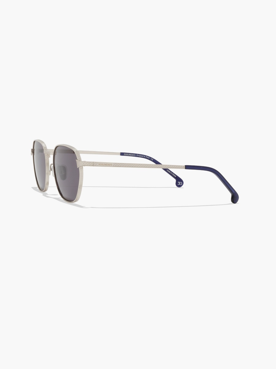 Hisma 53MM Grey Geometric Sunglasses - 30S-000426-1207