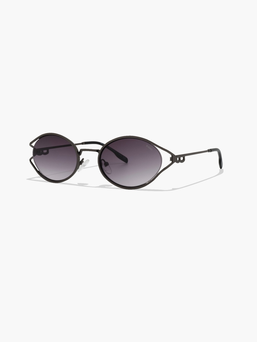 Bohdie 54MM Grey Oval Sunglasses - BLA-000319-0707