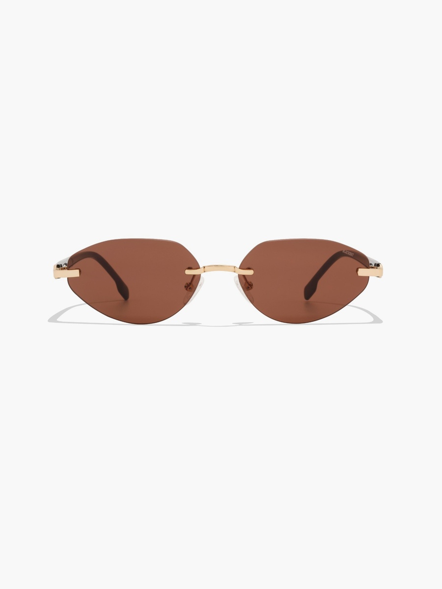 Clarence 56MM Brown Geometric Sunglasses - BLA-000334-2904