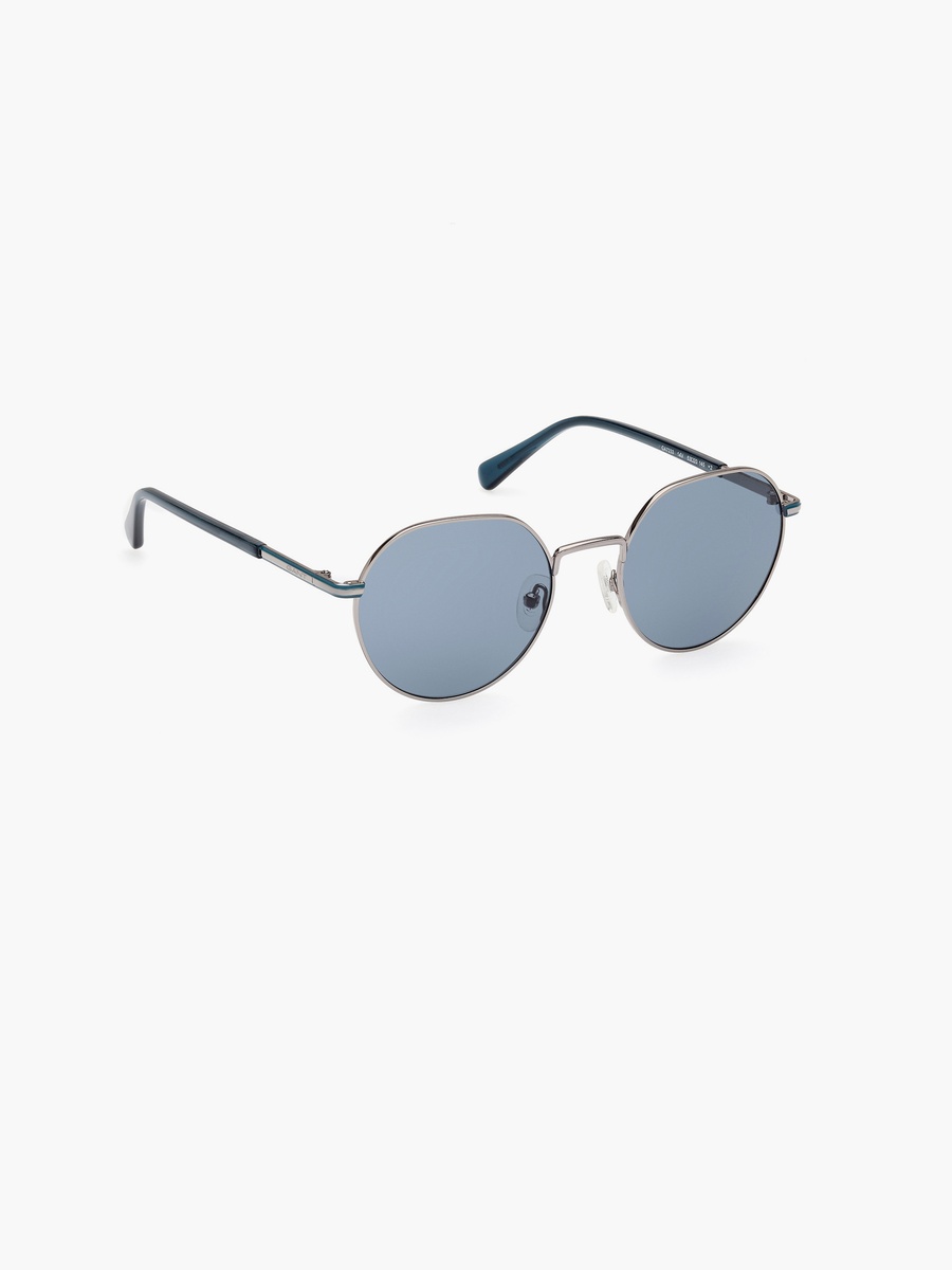 53MM Blue Oval Sunglasses - GA723314V53