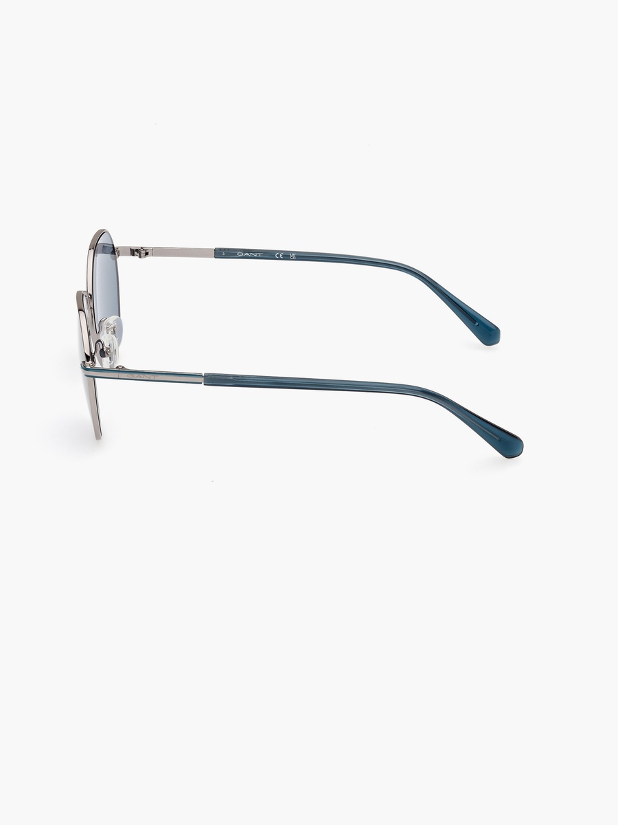 53MM Blue Oval Sunglasses - GA723314V53