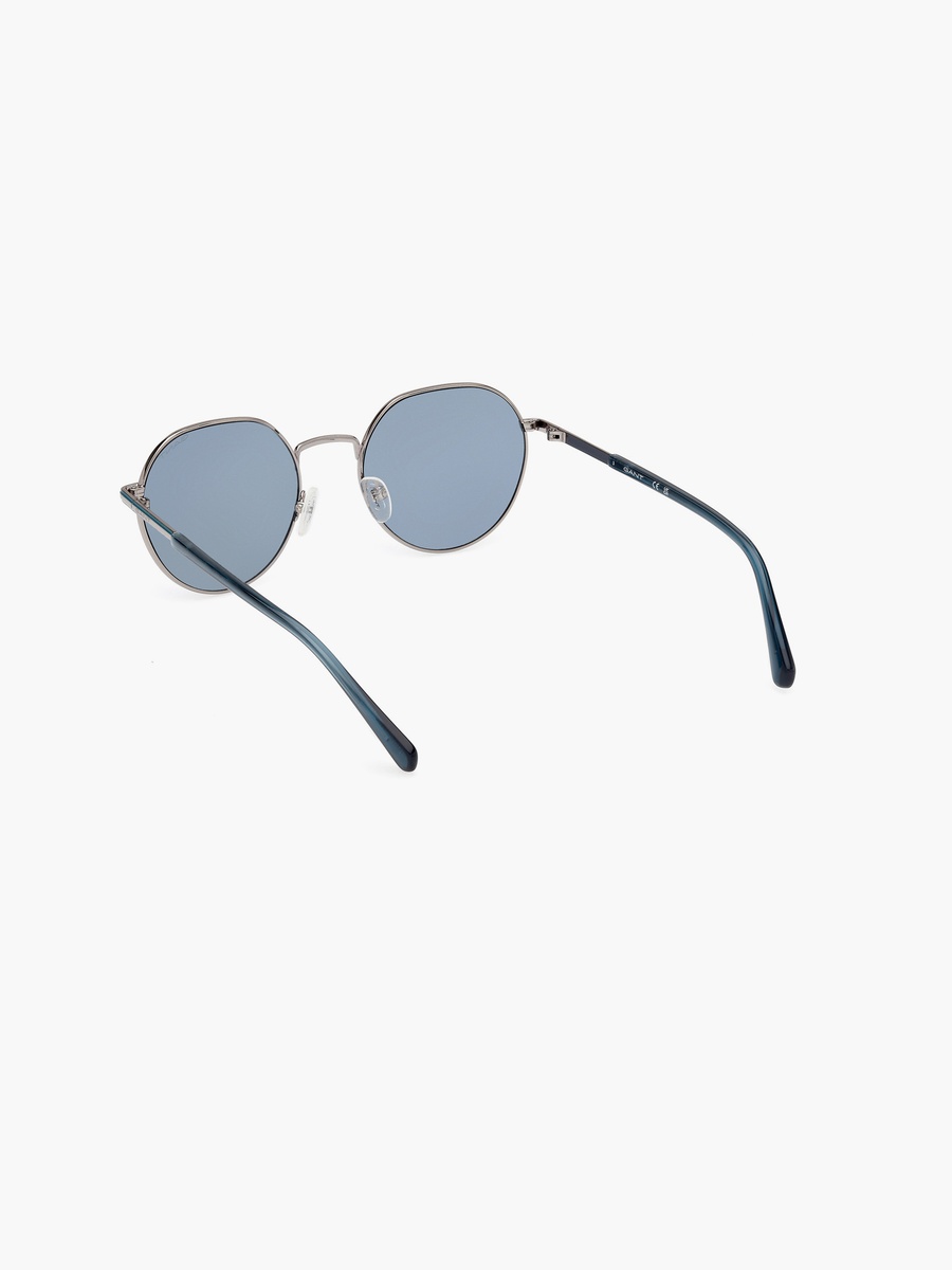 53MM Blue Oval Sunglasses - GA723314V53