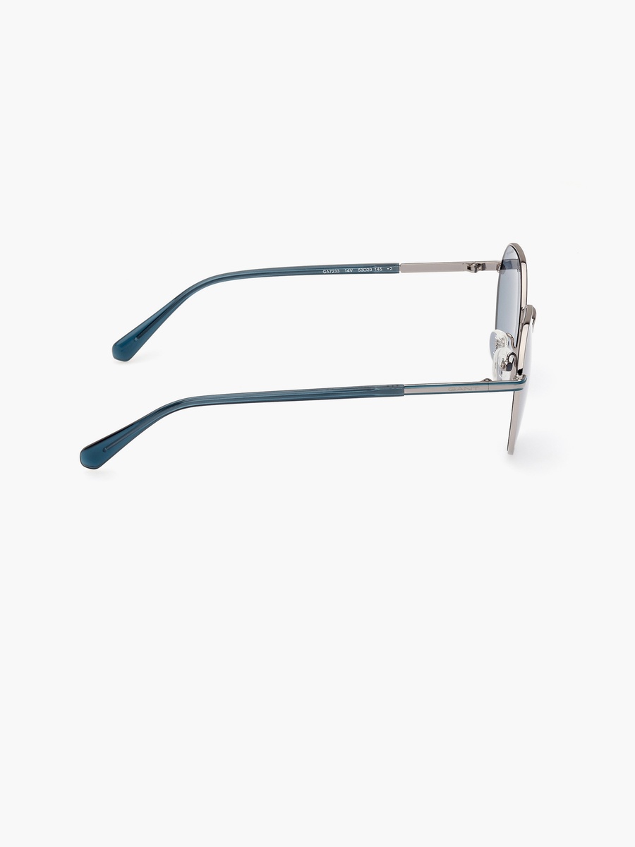 53MM Blue Oval Sunglasses - GA723314V53