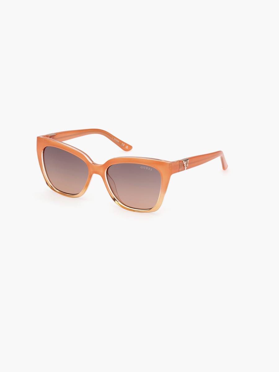 53MM Gradient Brown Oversized Sunglasses GU787844F53