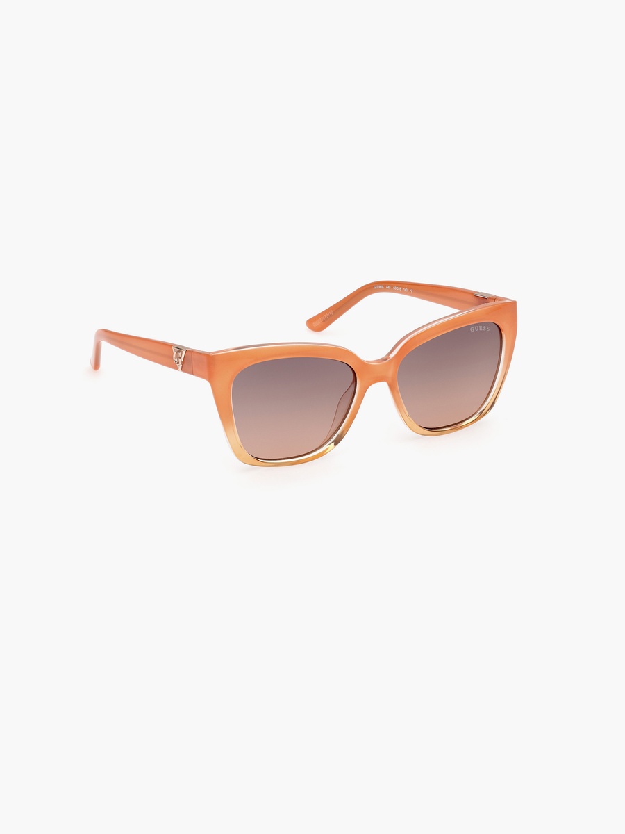53MM Gradient Brown Oversized Sunglasses GU787844F53