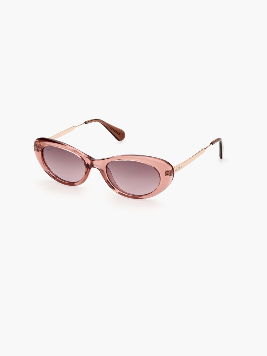 52MM Gradient Smoke Oval Sunglasses MO007772F52