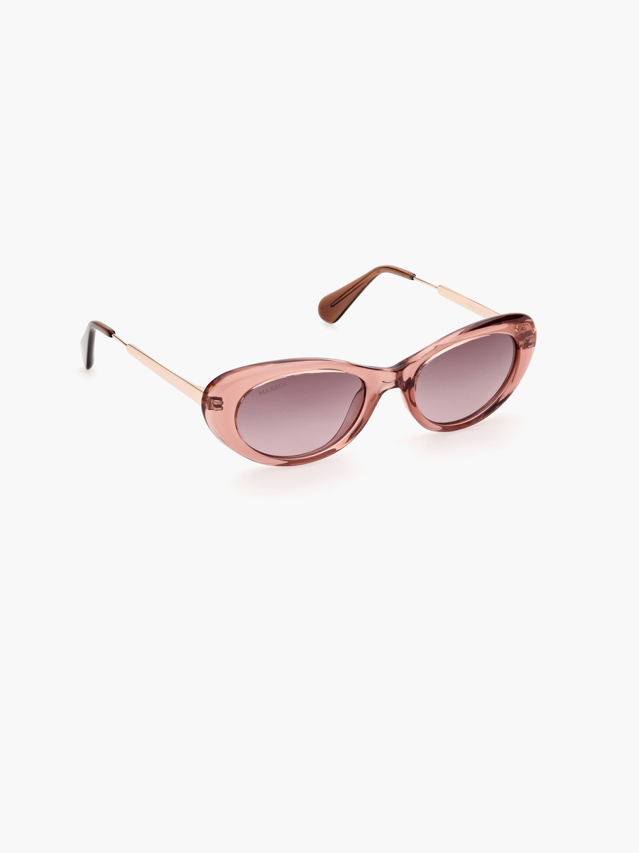 52MM Gradient Smoke Oval Sunglasses MO007772F52