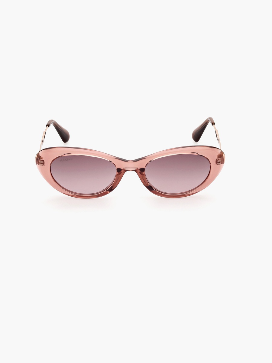 52MM Gradient Smoke Oval Sunglasses MO007772F52