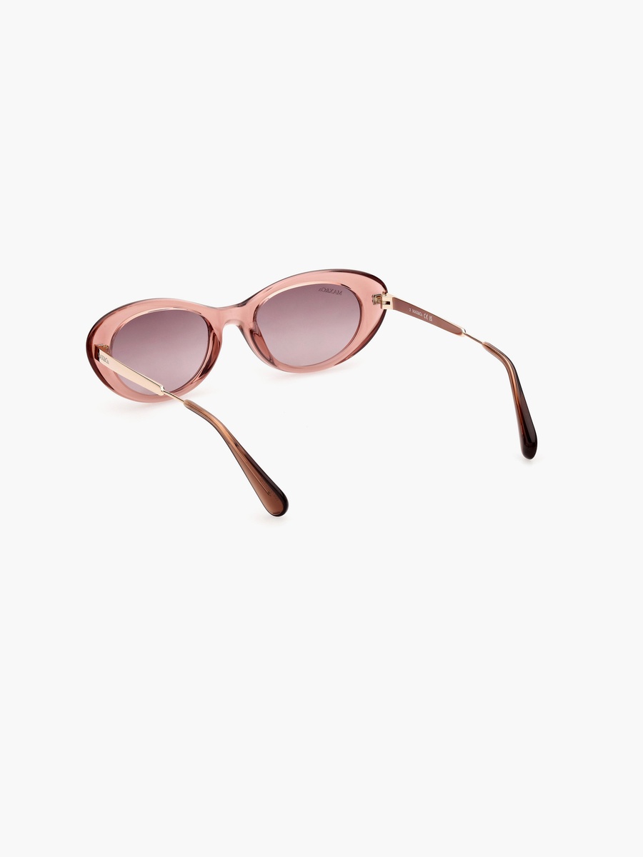 52MM Gradient Smoke Oval Sunglasses MO007772F52