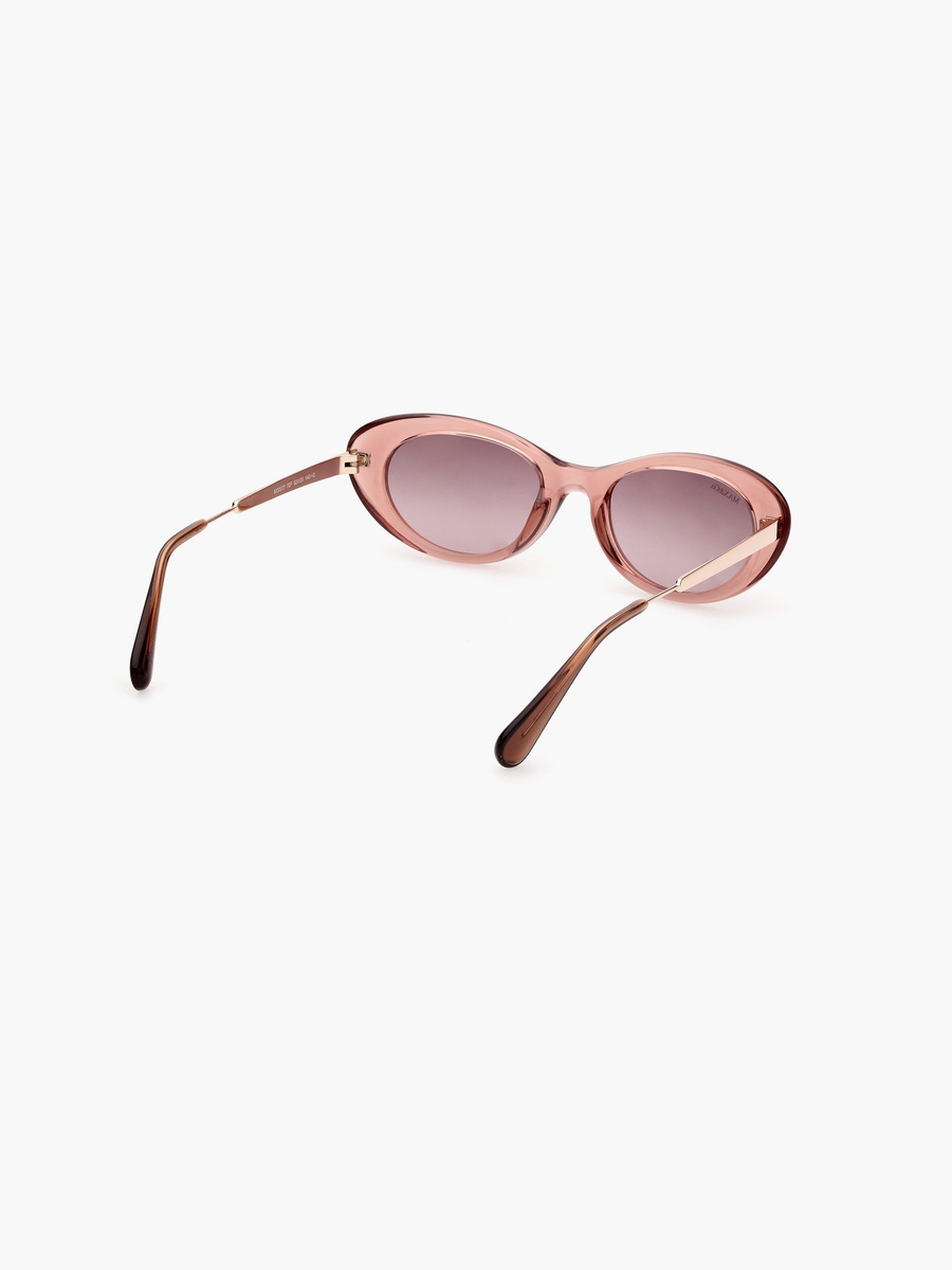 52MM Gradient Smoke Oval Sunglasses MO007772F52