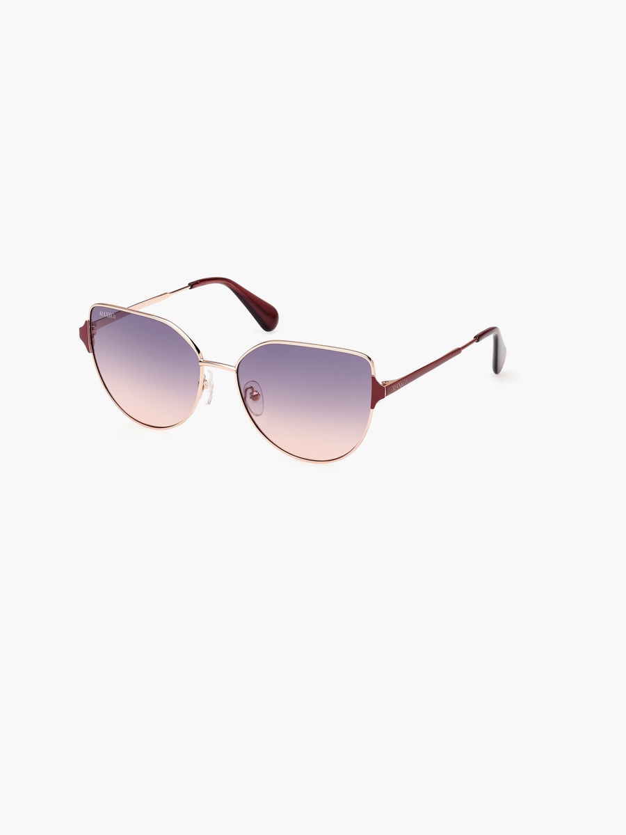 57MM Gradient Blue Cat Eye Sunglasses MO008233W57
