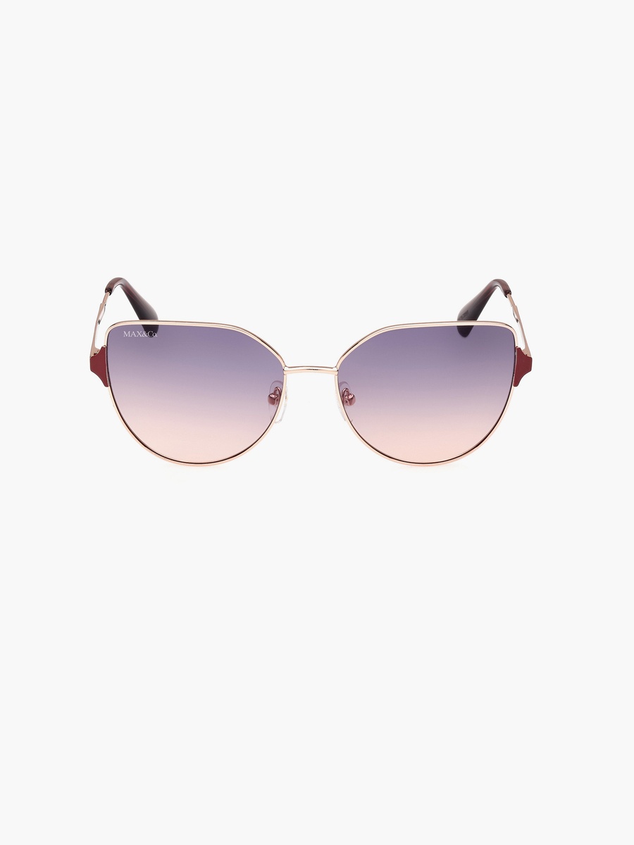 57MM Gradient Blue Cat Eye Sunglasses MO008233W57