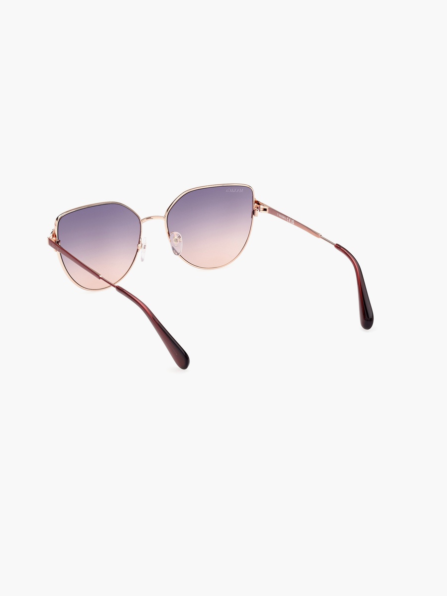 57MM Gradient Blue Cat Eye Sunglasses MO008233W57