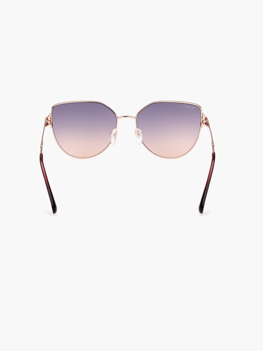 57MM Gradient Blue Cat Eye Sunglasses MO008233W57