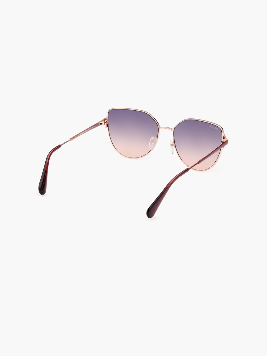 57MM Gradient Blue Cat Eye Sunglasses MO008233W57