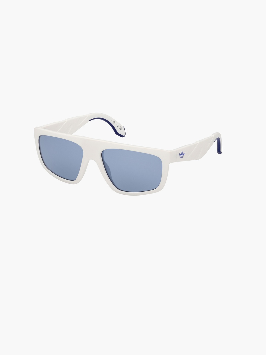 Originals 57MM Blue Mirror Rectangle Sunglasses OR009321X57