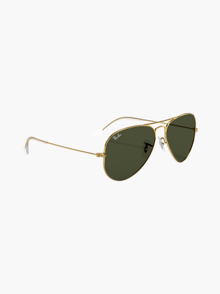 Men Aviator Green Lens Sunglasses