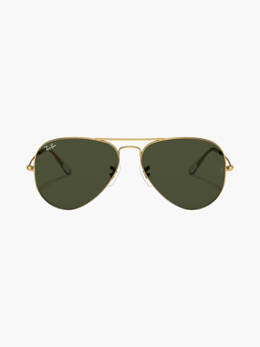 Men Aviator Green Lens Sunglasses