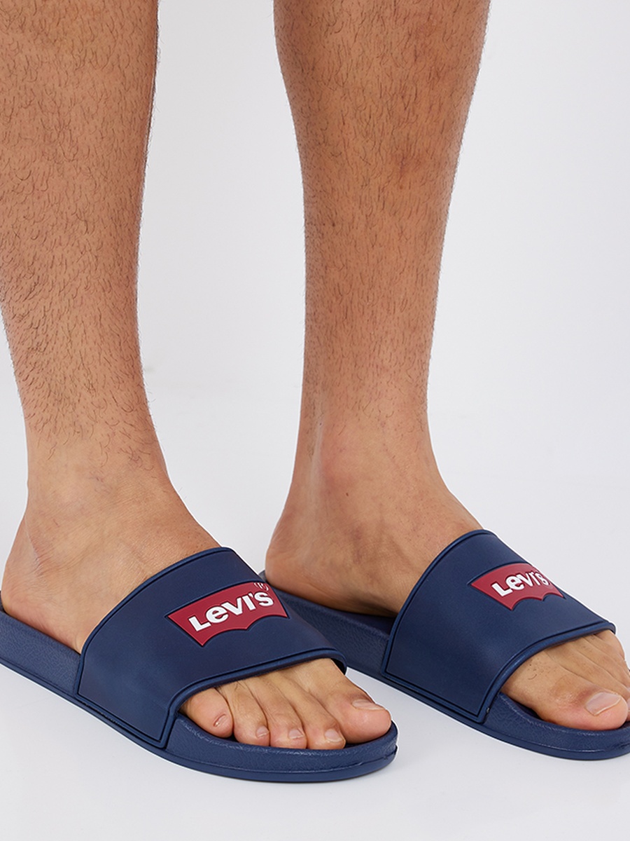 Men JUNE Logo Detail Slides