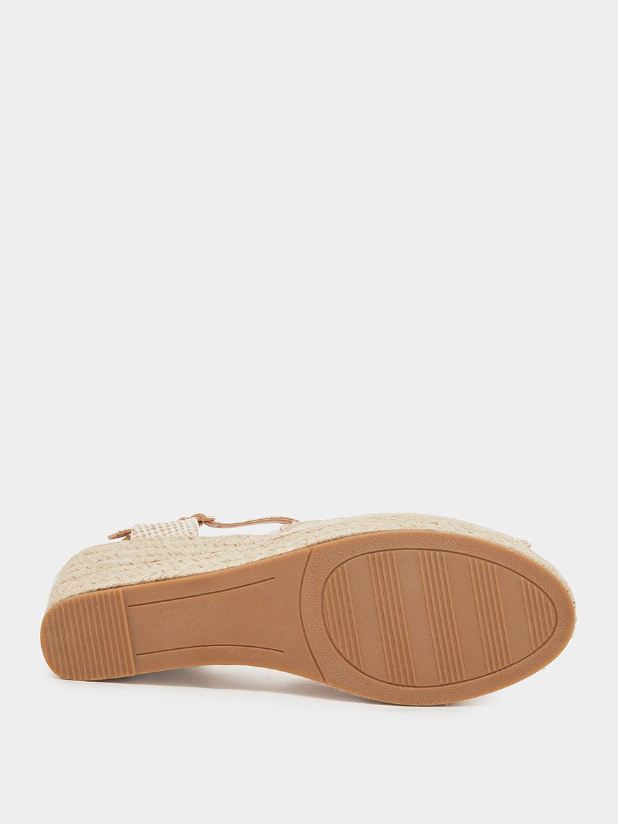 Peep Toe Wedge Espadrilles