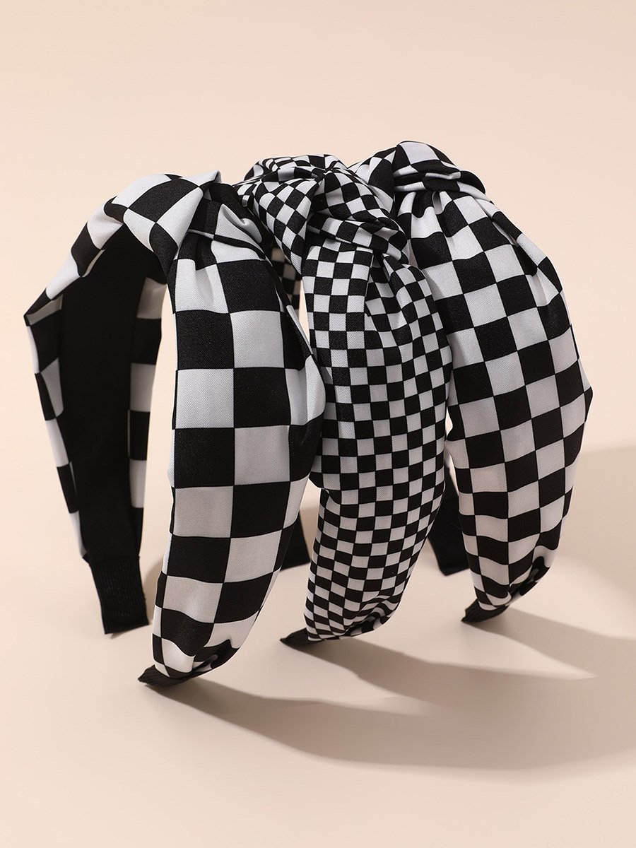 Pack of 3 - Checkerboard Headband