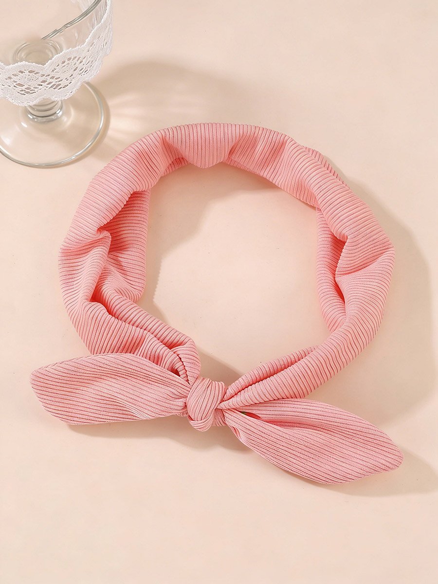 Pink Rabbit Ear Headband