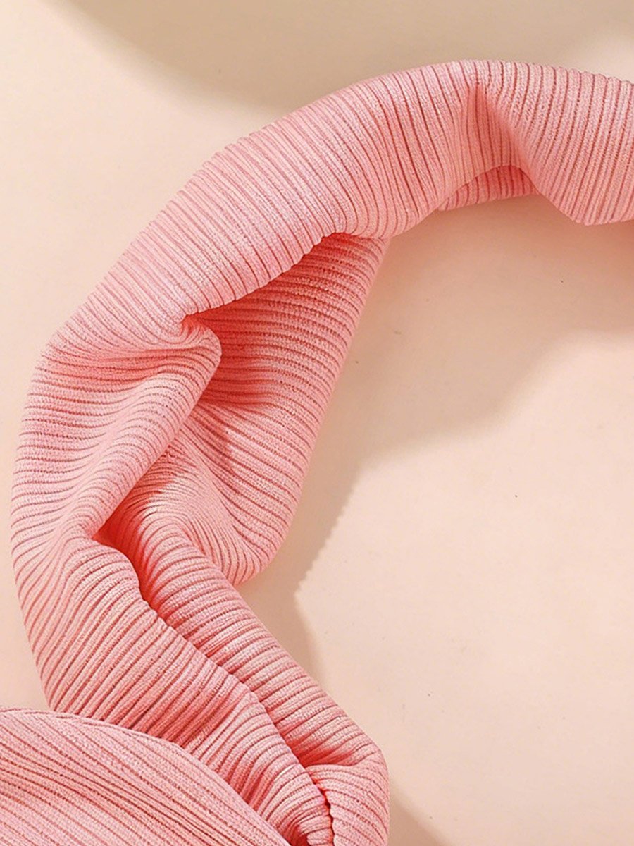 Pink Rabbit Ear Headband